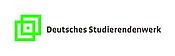 Logo des Deutschen Studierendenwerks mit einem stilisierten, grünen, verschachtelten Quadrat und dem Schriftzug „Deutsches Studierendenwerk“.
