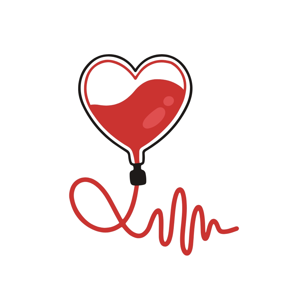 Ein rotes Herz, das wie ein Luftballon geformt ist und an einer Schnur hängt, mit einem EKG-Linien-Muster darunter. Das Bild symbolisiert Liebe und Gesundheit.